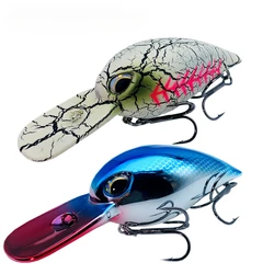 New Crankbait Fishing Wobblers 19g 6cm Artificial Crank Bait Bass Fishing Lure pike Floating Lure