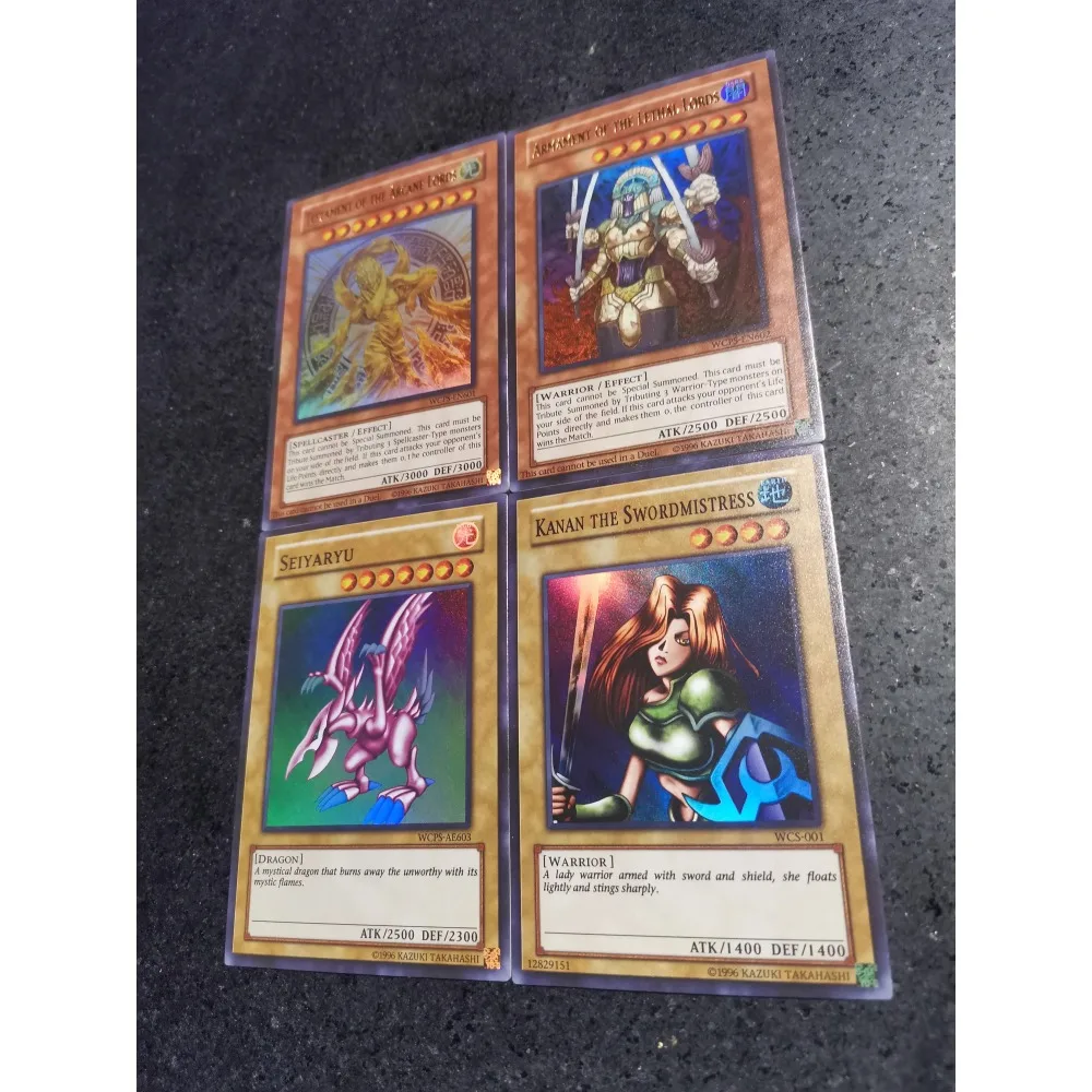 DIY Yu-Gi-Oh! WCS World Congress 2006 Winning Card Four Types of Flashes Anime Peripheral Game Collection Card Holiday Gift