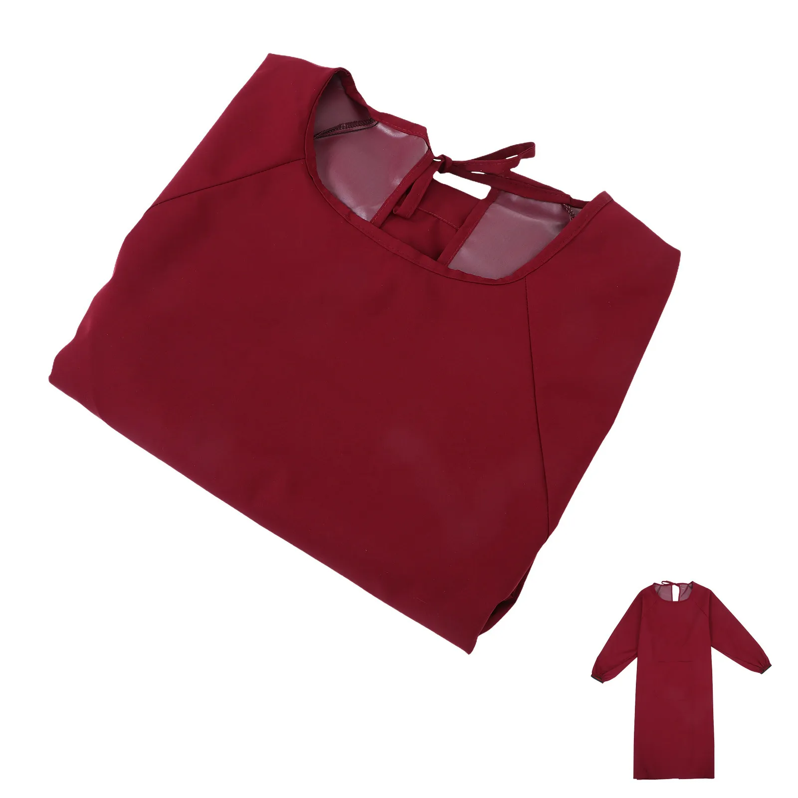 

Long Sleeve Waterproof Apron with Pocket for Kitchen Dishwashing Cosmetology Baking Chef Use Dishwashing Apron Waterproof