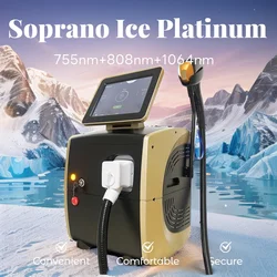 3 Wavelength 808 Nm Skin Rejuvenation Ice Platinum Depilacion 3 Waves 755 1064 808nm Diode Laser Hair Removal 6000w Machine