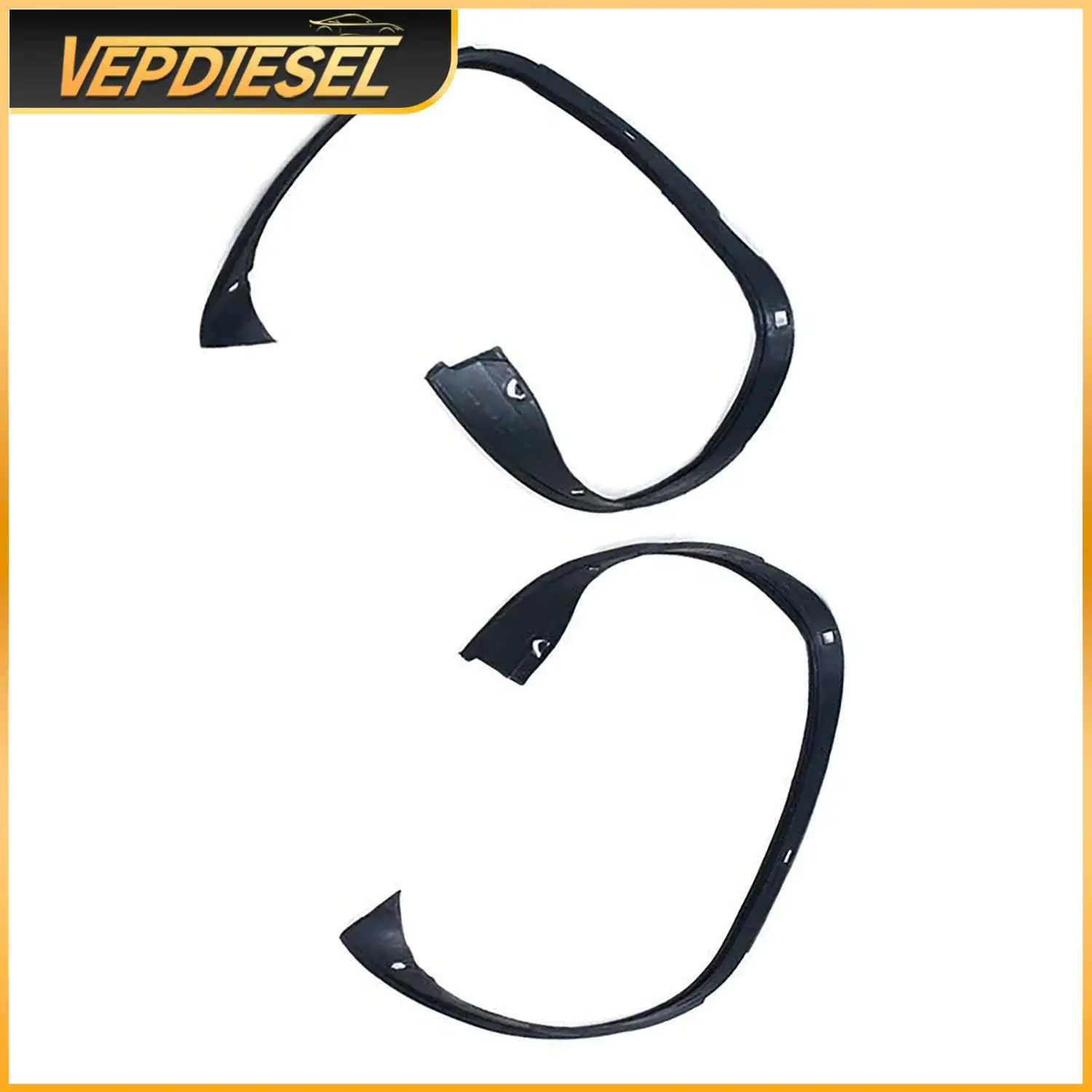 

2Pcs Rubber Sealing Trim Headlamp Decorative Strip For Porsche Cayenne 2011-2014 Automobile Professional Interior Accessories