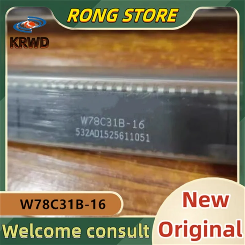 5PCS W78C31B-16 New original  W78C31B DIP40