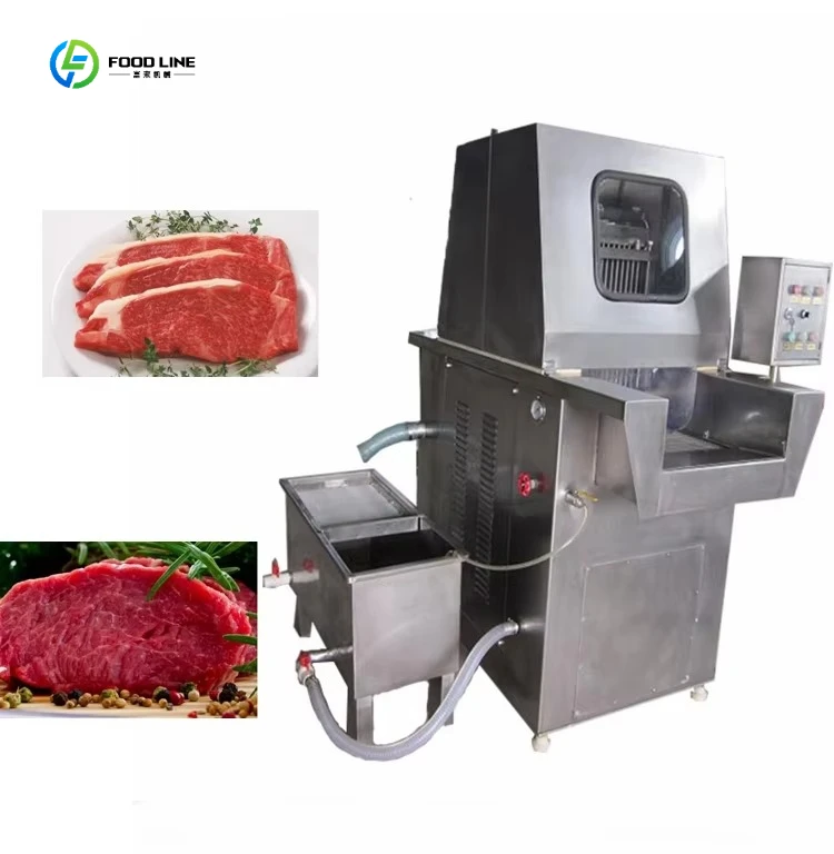 Máquina Inyectora de Salmuera Eléctrica Automática de 48/80/120/168 Agujas, Máquina para Inyectar Salmuera en Pollo, Personalizada FL