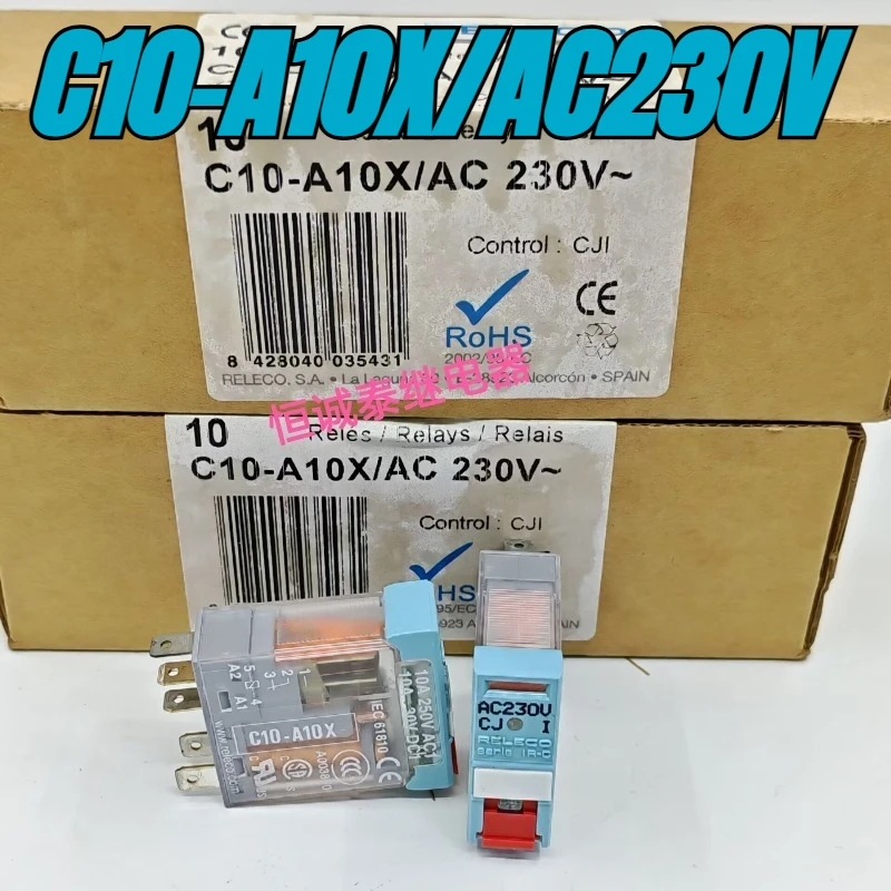 （Brand New）1pcs/lot 100% original genuine relay:C10-A10X/AC230V C10-A10X 230VAC 5pins
