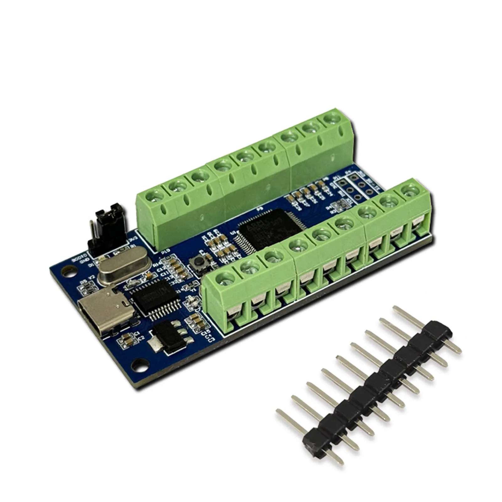 1PC USB Interface 16-channel 12bit AD Sampling Module Data Acquisition STM32 UART Communication ADC Module