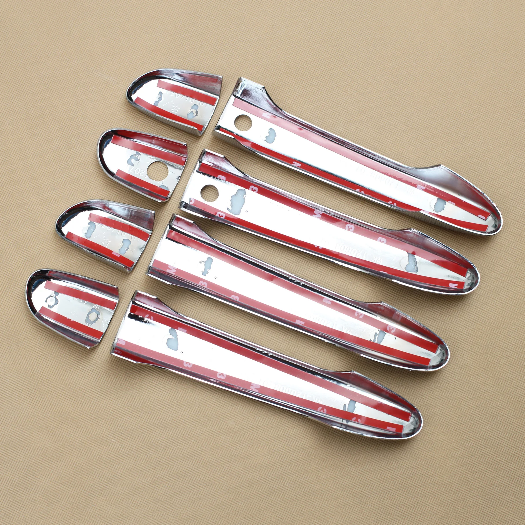 LHD & RHD بدون مفتاح كروم غطاء مقبض الباب الزخارف لمازدا 2 3 6 CX3 CX5 CX9 CX-3 CX-5 CX-9 الملحقات