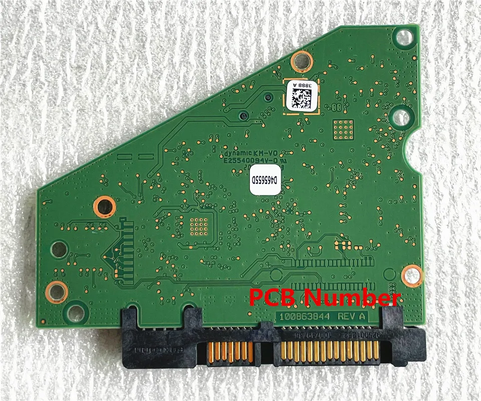 100847224 REV A  REV C / EVN02 100867200 REV A  100863844 REV A / Seagate Desktop Hard Disk Circuit Board / 8291 / 7199 / 3888