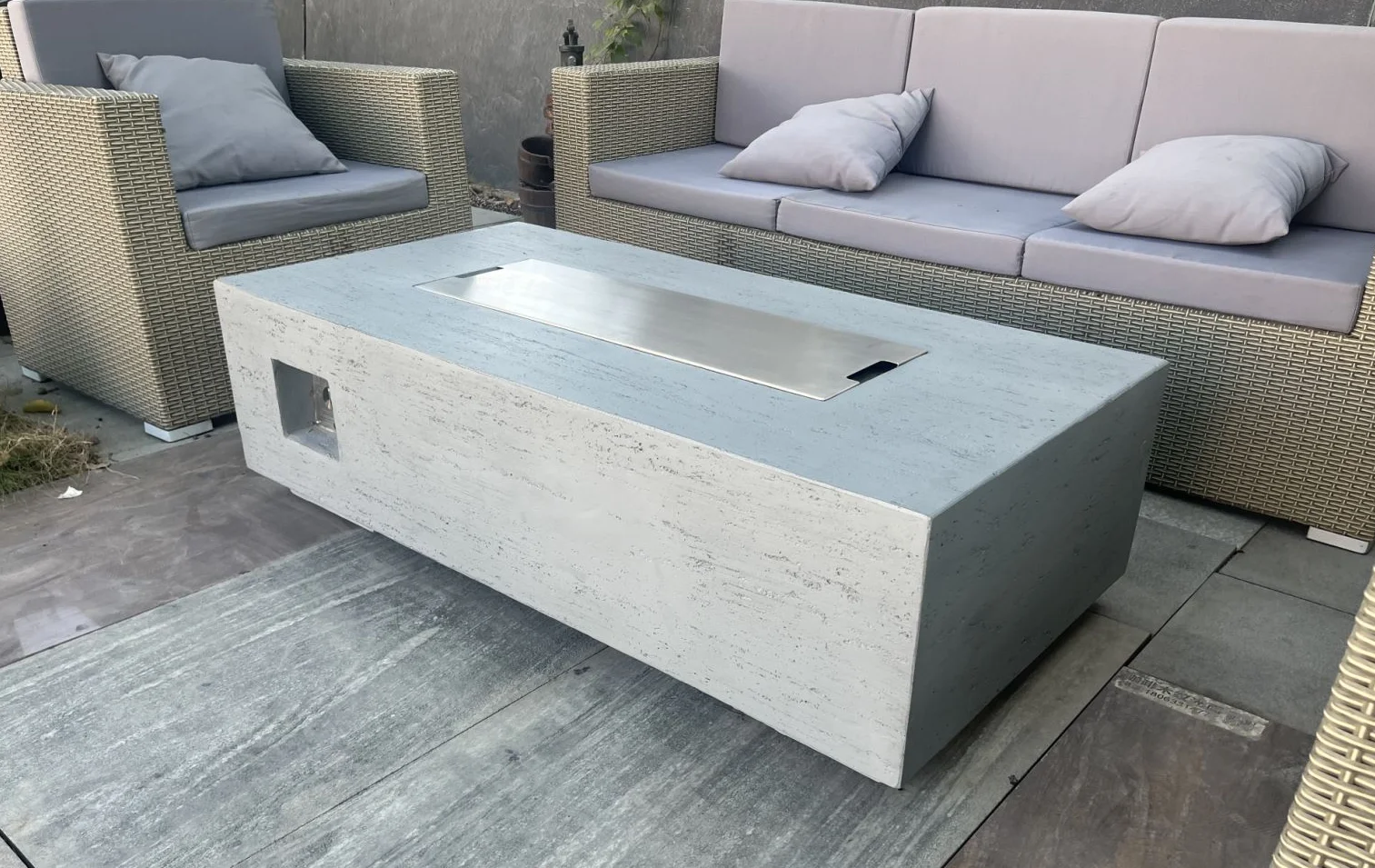 Outdoor Luxury Design Table Outdoor Patio Furniture Top Fire Pit Tables