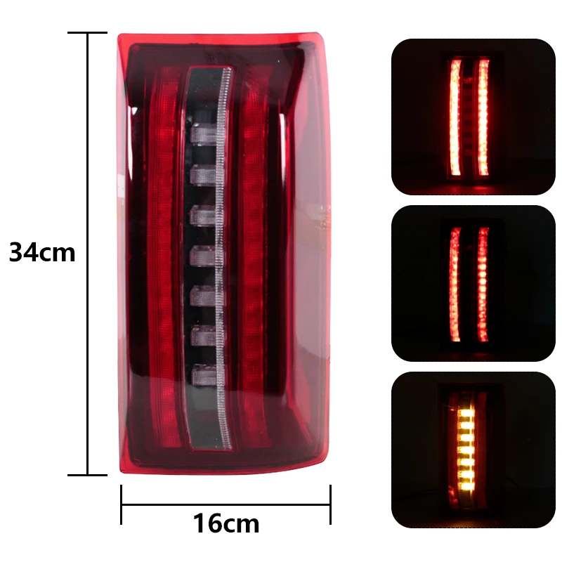 For JAC T9 HUNTER 2021 2022 2023 LED Rear Bumper Light Stop Lights Parking Lamp Turn Signal Lamp Car Accessories