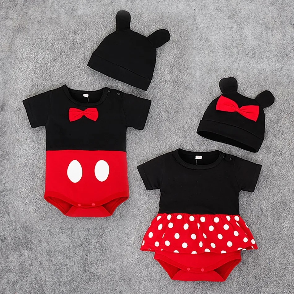 

Baby Clothes Baby Boy Baby Girl Romper Suit Newborn Cartoon Mouse Jumpsuit Infant Toddler Cute Clothing 3-18 Months