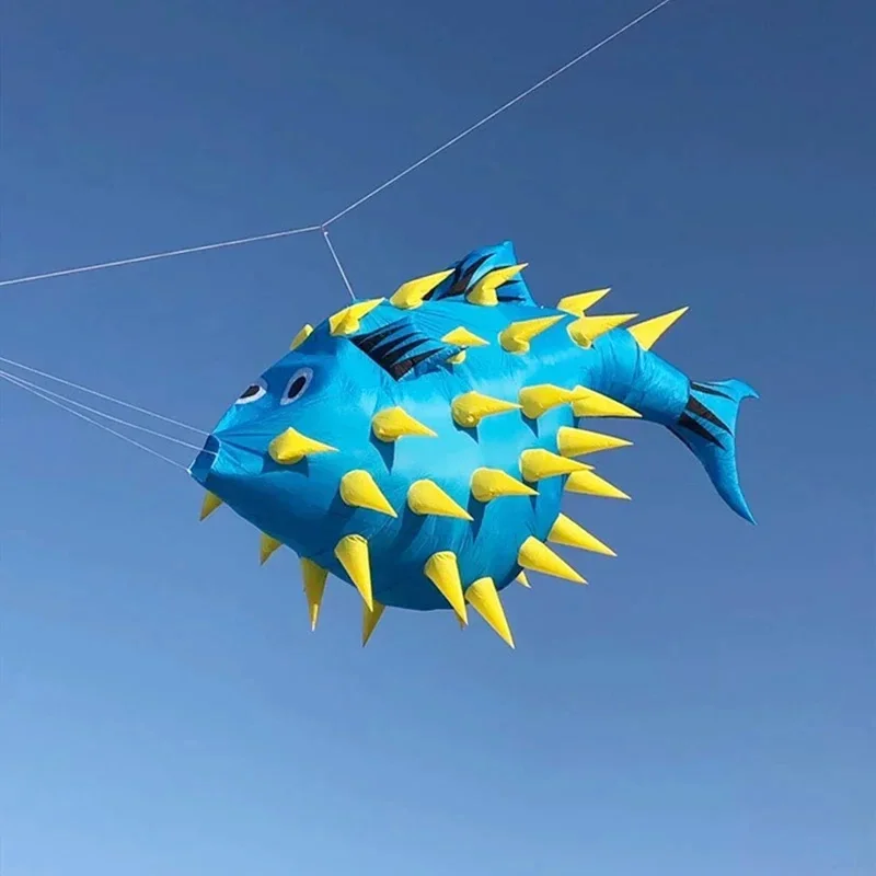 Free shipping puffer fish kite pendant flying outdoor toys wind kites for adults kite reel paragliding equipment kite flying koi