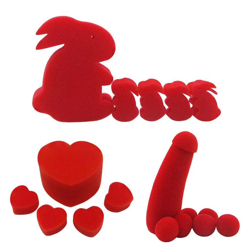 Multiplying Sponge Hearts Rabbit Close Up Magic Tricks For Professional Magicians