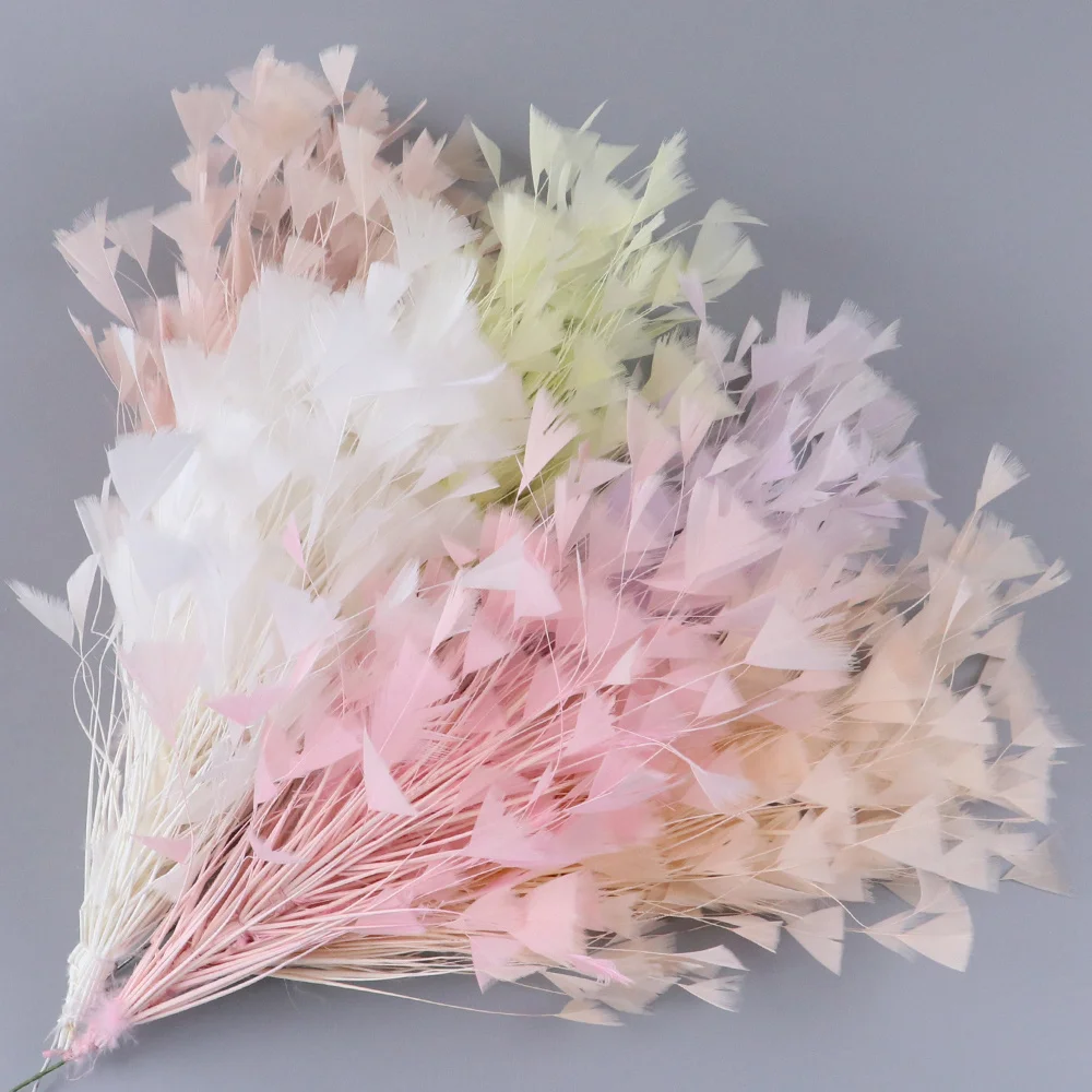 1 Bunch Turkey Feather Flower for Headdress 10-12Inch Feathers Wedding Party Decoration Handicraft Accessories Headpiece Plumas