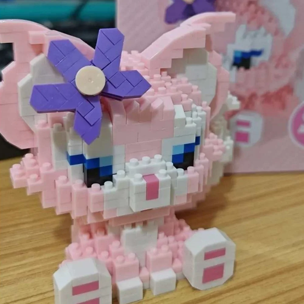 Disney Building Blocks Anime Kawaii Cartoon mini Action Children's Figures Blocks Bricks Assemble DIY Toys Gift for Kids