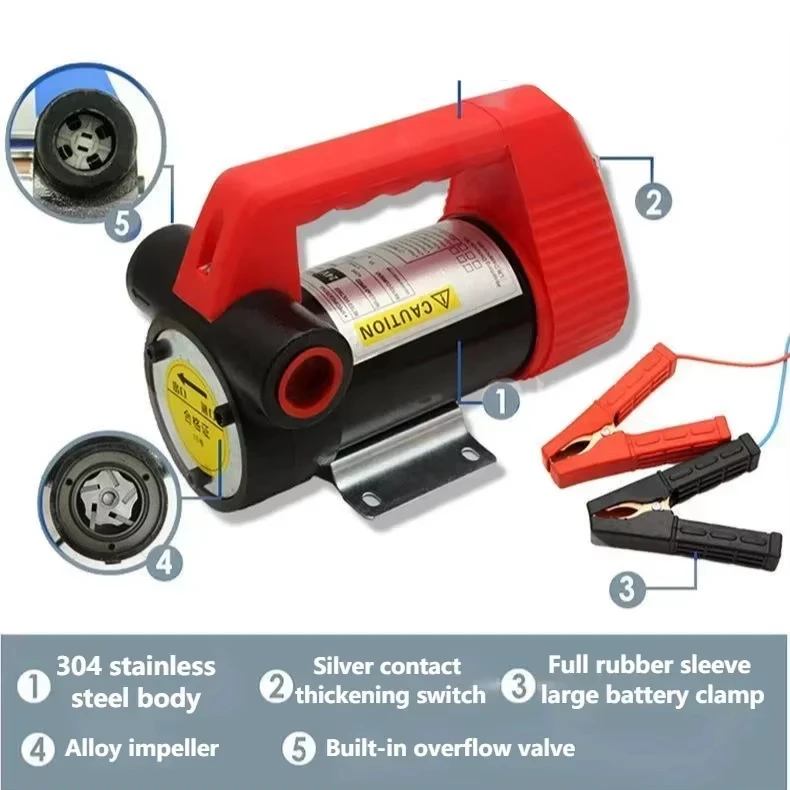 

YB40S 220V Diesel Oil Pump Set, Electric , Self-priming Oil Pump, Gun Piping Diesel Pump