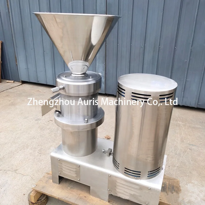 Food Chilli Peanut Butter Colloid Mill For Nuts Other Nuts Processing Machines