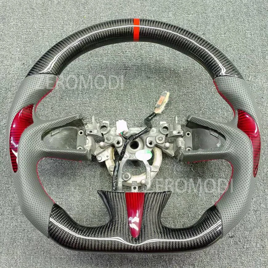 

Carbon Fiber Perforated Leather Steering Wheel for 14-17 Infiniti Q50 Q50L