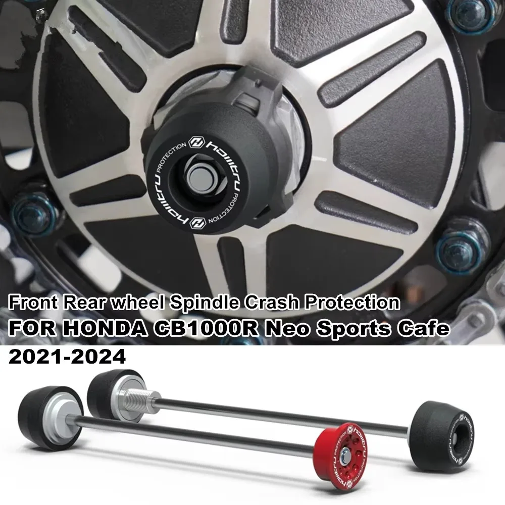 

Motorcycle Front & Rear Axle Fork Crash Sliders Wheel Protection For HONDA CB1000R Neo Sports Cafe CB1000R CB 1000R 2021-2024