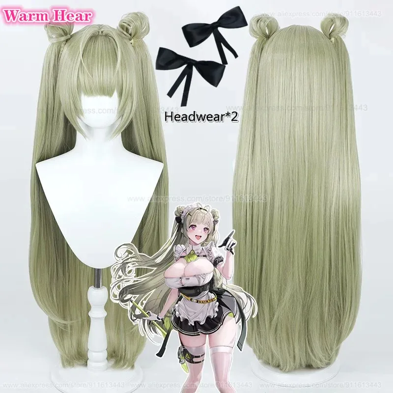 

90 см длинный парик для косплея соды, игра, газовая трава, зеленый, косплей, аниме, парики, термостойкие синтетические парики