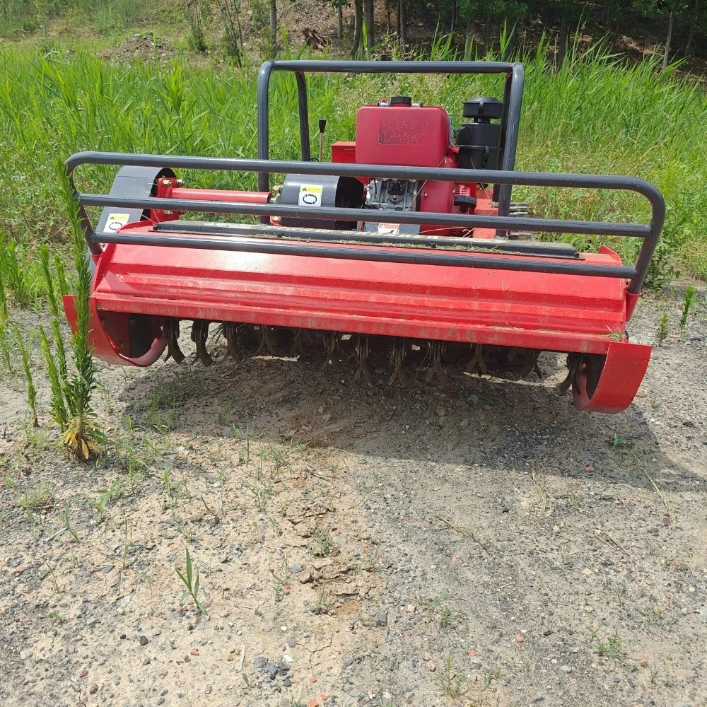 CE EPA Engine Grass Cutting Machine Agriculture Rubber Tracks Remote Control Robot Lawn Mower