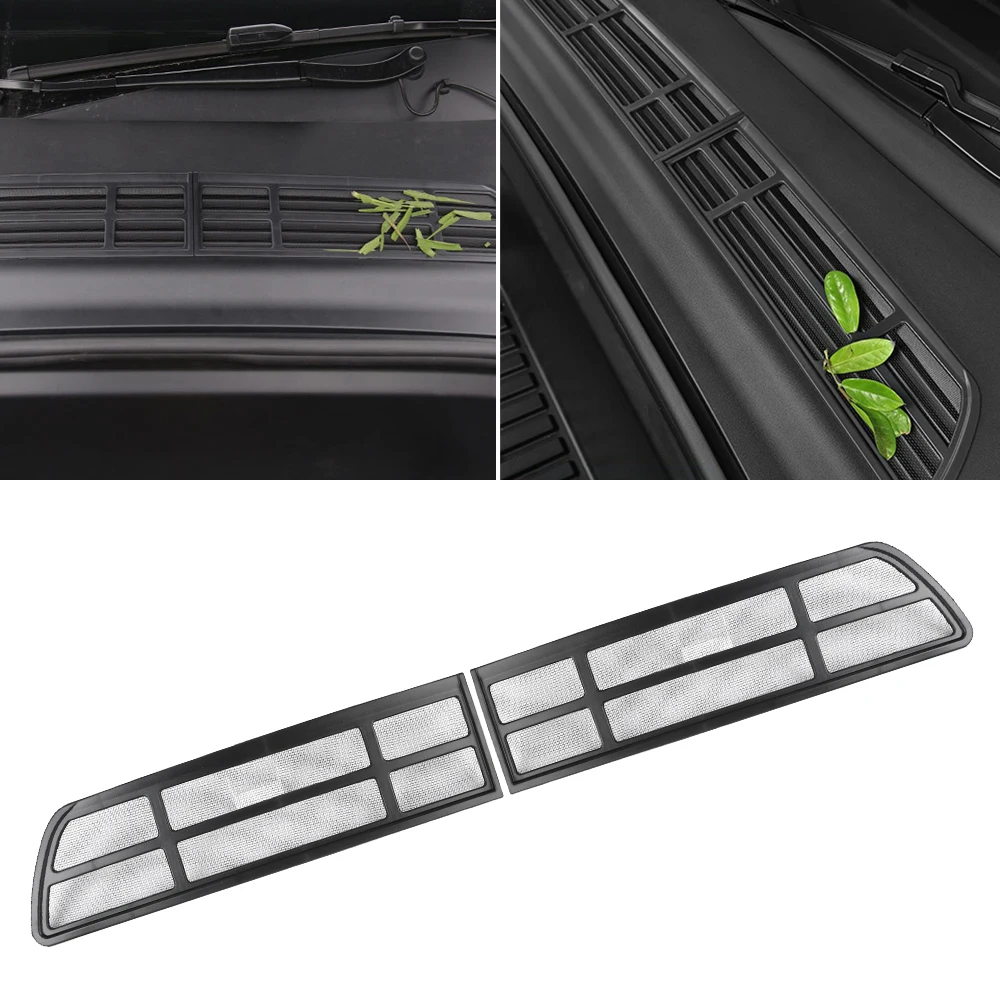 Car Air Flow Vent Cover Insect-proof Net Car Modification Accessories For Tesla Model Y Air Inlet Protective Cover