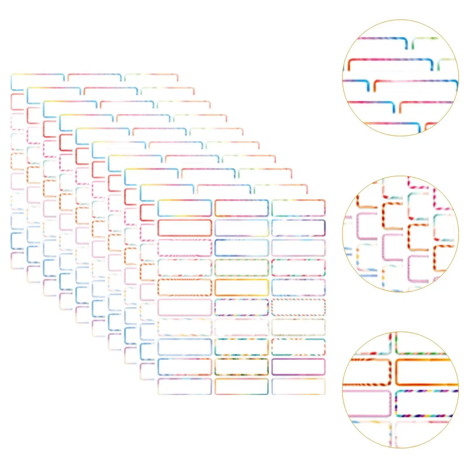 10x Name Stickers Name Tag Stickers for Student Kindergarten Invitations