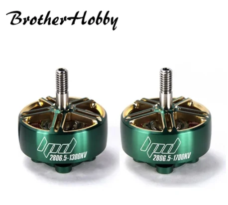 Brotherhobby LPD 2806.5 1300KV/1700KV Brushless Motor 4-6S Titanium Alloy hollow shaft 6-7inch propeller for RC FPV Racing Drone