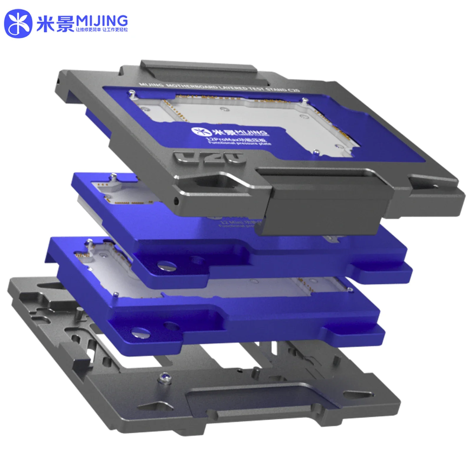 MiJing C20 Motherboard Middle Layer Tester Platform For IPhone 12 12Mini 12Pro 12Pro Max Logic Board Lower Middle Frame Repair