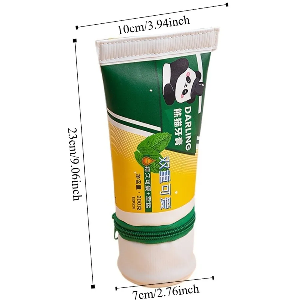 Capybara Toothpaste Pen Bag Large Capacity Simulation Toothpaste Stationery Bag Cute Cartoon Toothpaste Pencil Case Kids