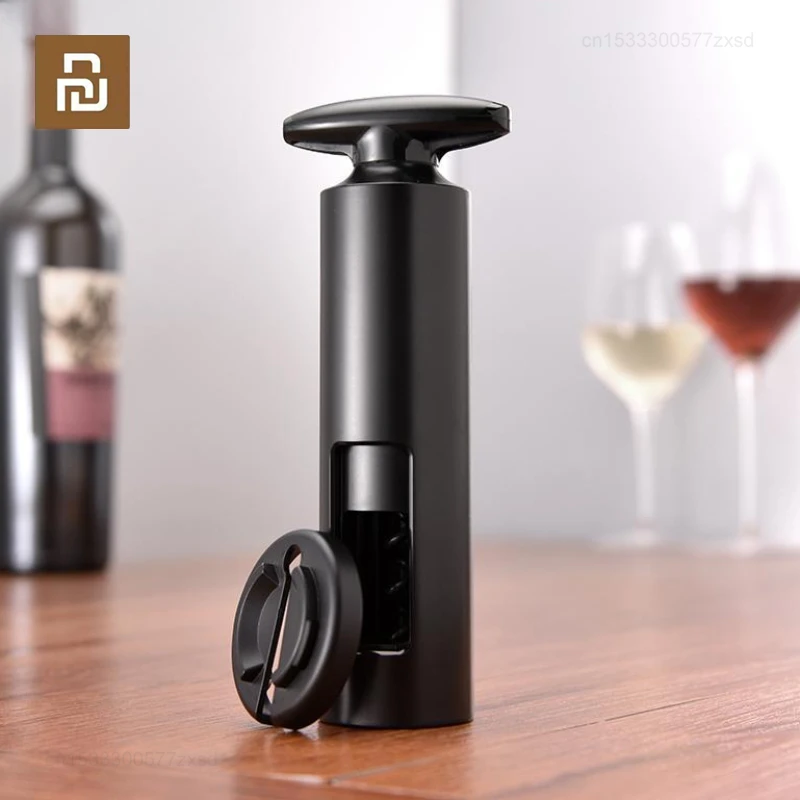 Youpin Household Red Wine Bottle Opener Wine Corkscrew Stainless Steel Pin Corks Out Openers for Home Party Wine Useful Tools