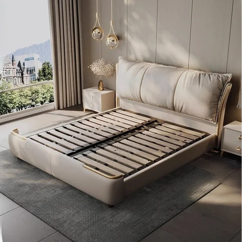 

Double frames double bed queen twin luxury king sizes bed Headboard frames Throne Beauty Wedding Modern Muebles Salon Furniture