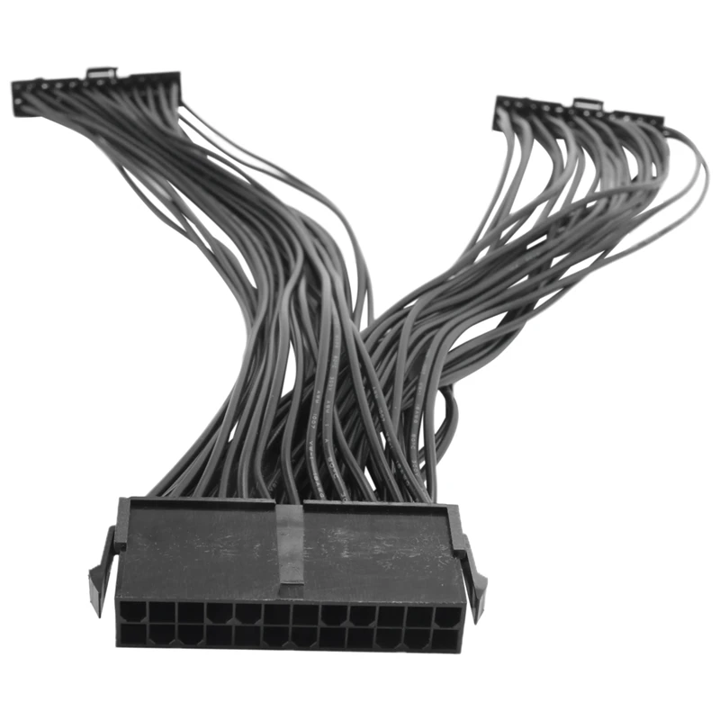 

Practical Dual PSU Power Supply 24-Pin ATX Motherboard Splitter Cable,24Pin(20+4) for ATX Motherboard Extension Cable