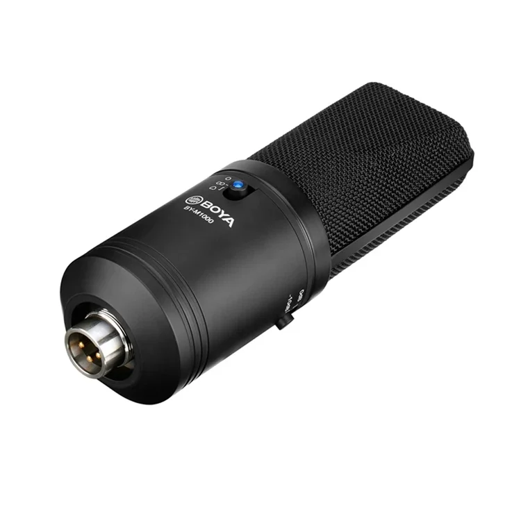 BY-M1000 Professional Studio Condenser Microphone Sound Recording 3 Patterns for Singer Vocals Voice Youtube Vlog