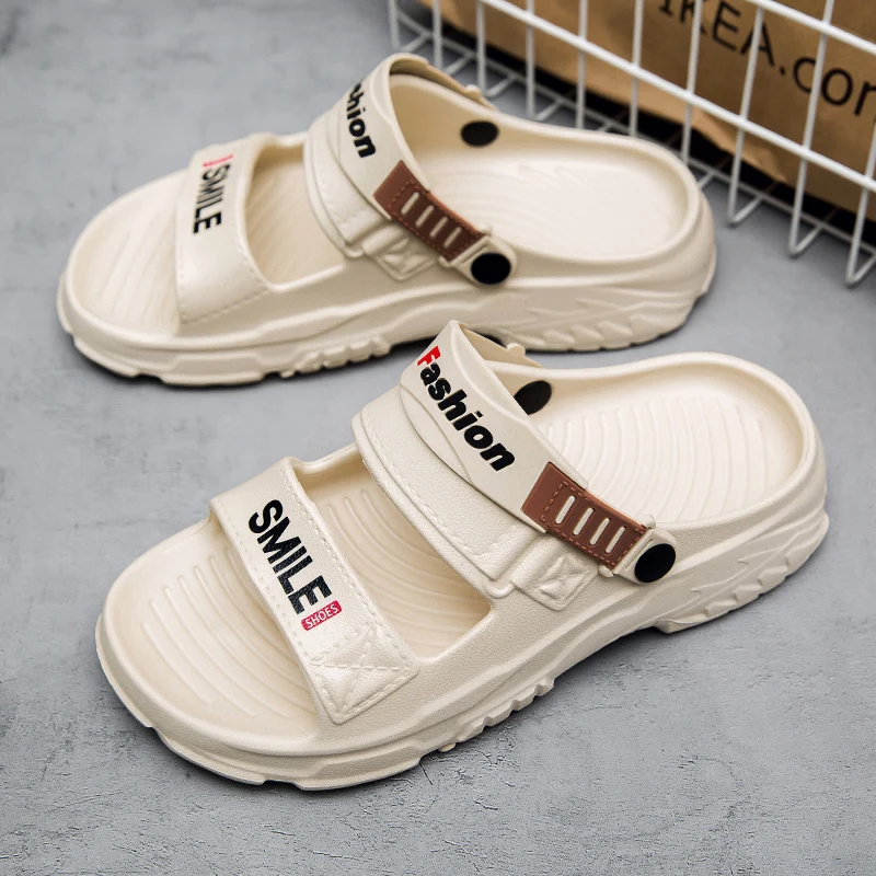 

Men's Summer 2026 Outdoor EVA Two-Way Wearable Slippers for Driving And Beach Sports Breathable Open-Toe Slip-On Shoes