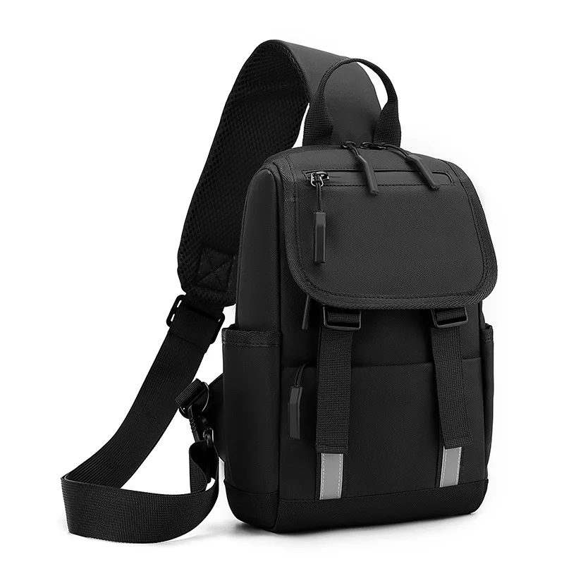 أزياء الرجال حقيبة صدر للرجال العصرية Crossbody دراجة نارية على ظهره متعددة الوظائف الكتف حقيبة كروسبودي للماء حقيبة رجالية