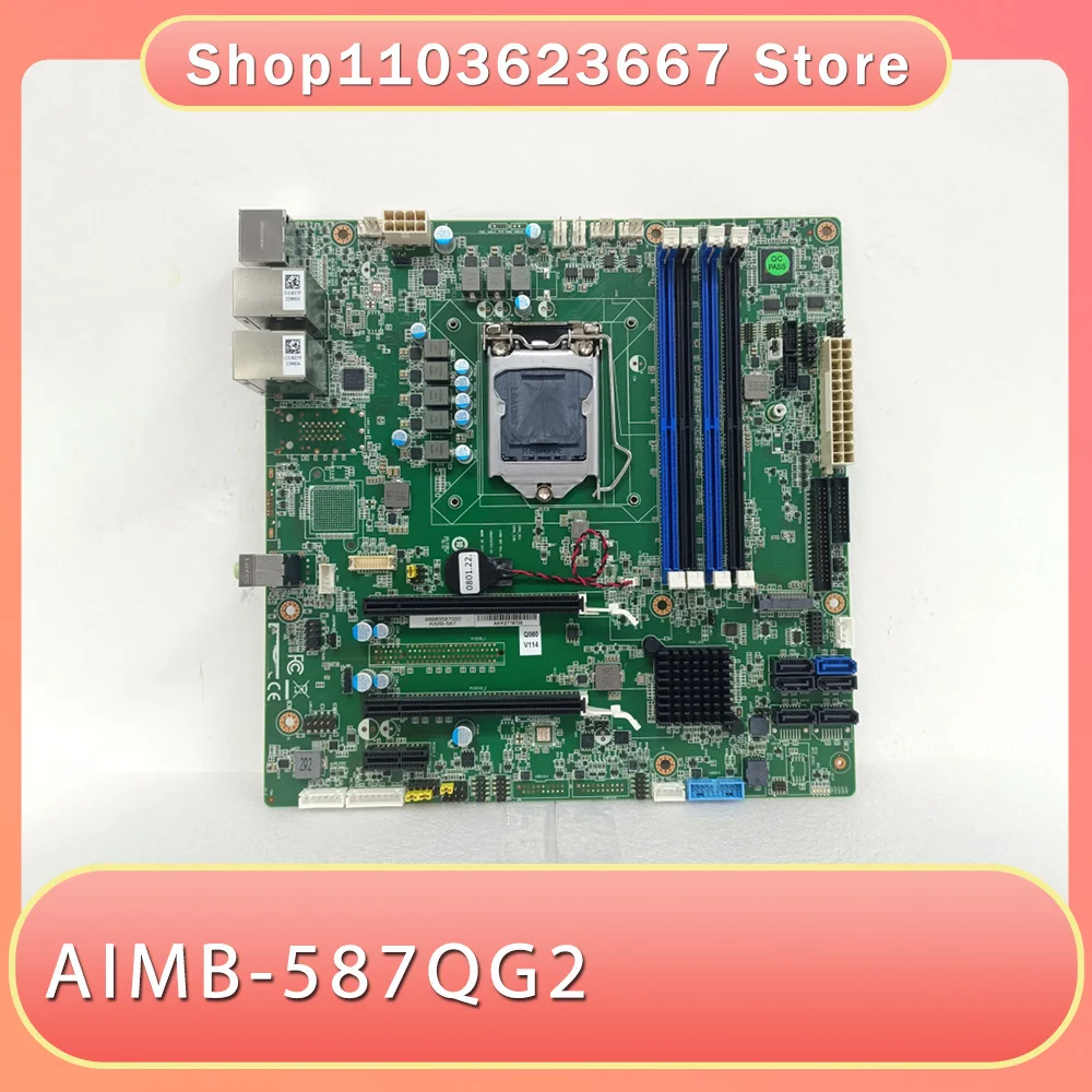 For Advantech 10 Generation i3/i5/i7/i9-10900 LGA1200 Industrial Motherboard AIMB-587QG2