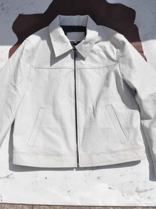 

Qingdao Leather Jaet Off-Season Prtion Breaking Cost Price Series One Nvidia Huang Ren Xun Youth Faion Casual eepskin