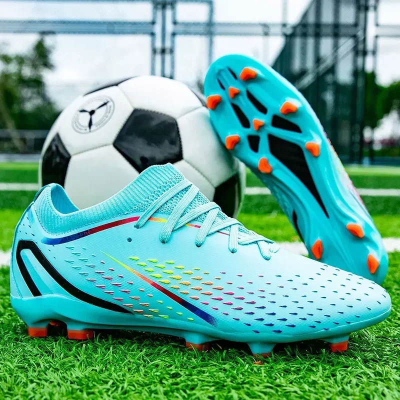 

Original Men's Soccer Shoes Non-Slip Turf Soccer Cleats FG Training Football Shoes Sneakers Football Boots for Men