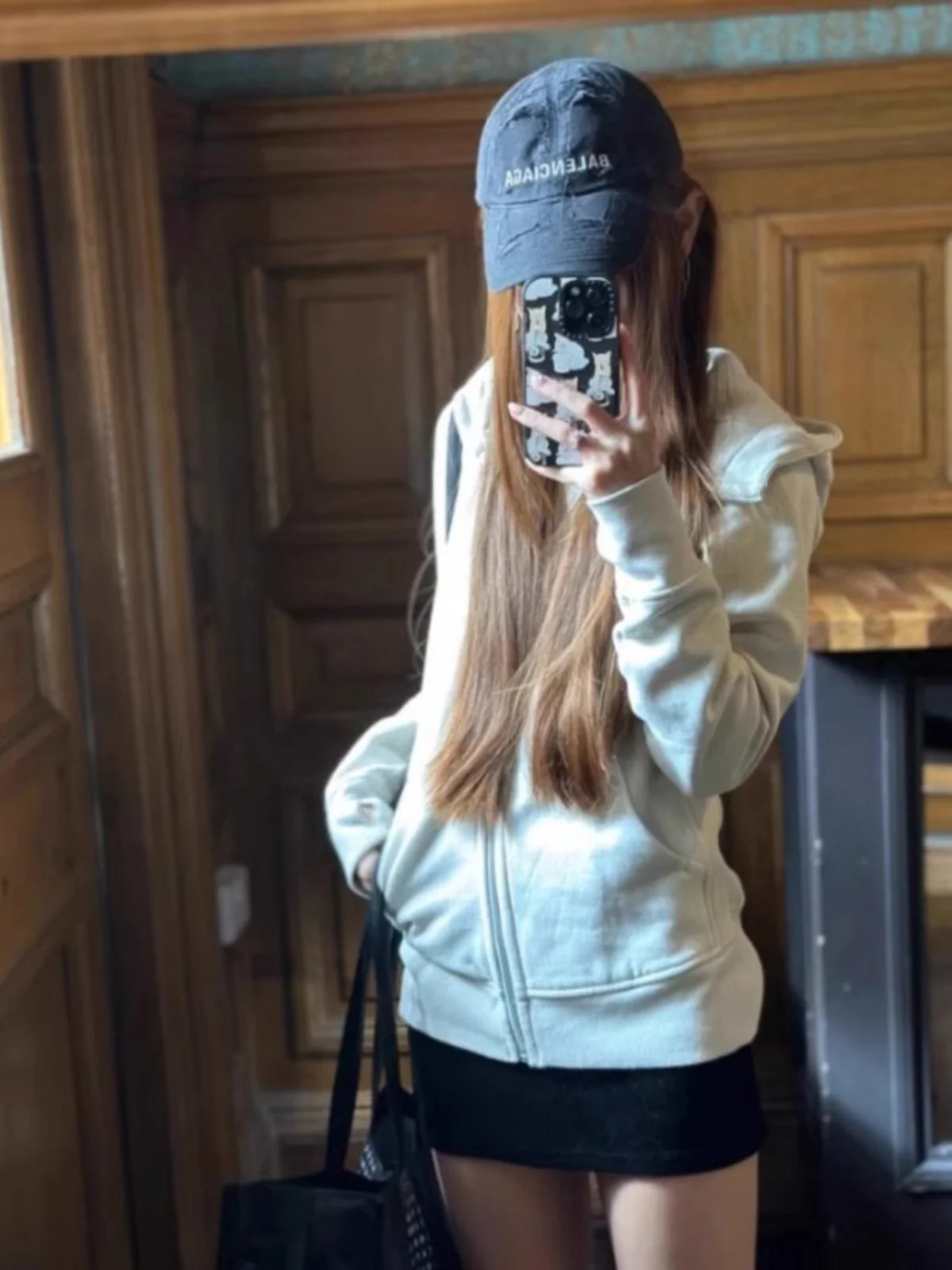 Hooded เปิดเสื้อสเวตเตอร์ถักผู้หญิง Thiened Fce หลวมซิปอินเทรนด์ฤดูใบไม้ผลิฤดูใบไม้ร่วงฤดูใบไม้ร่วงฤดูใบไม้ร่วงฤดูใบไม้ร่วงฤดูใบไม้ร่วงฤดูใบไม้ร่วง plus ขนาดลําลอง Sle