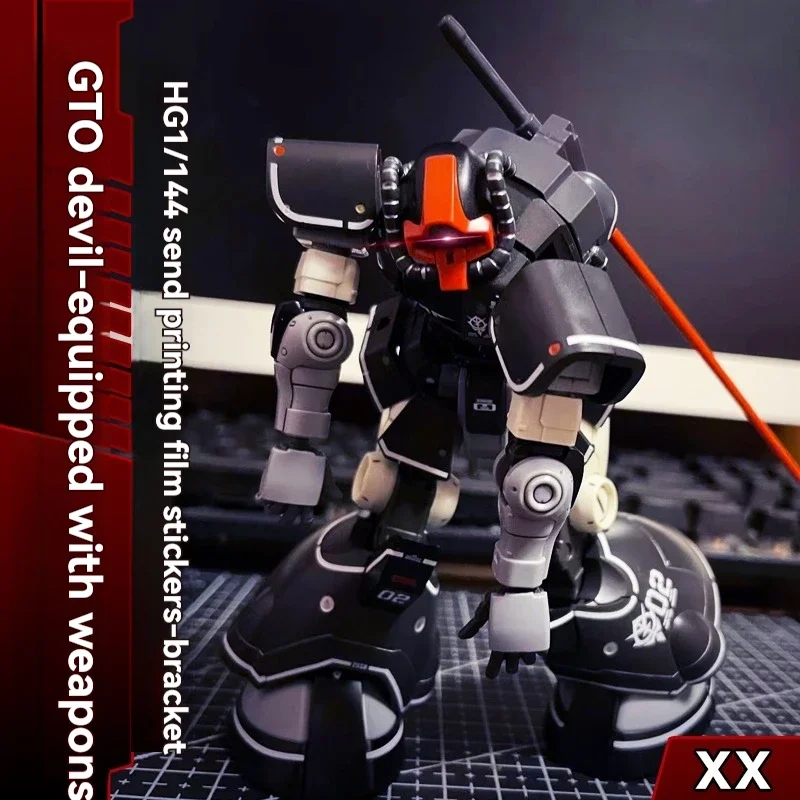 Montado Modelo Conjunto Móvel, Figura Guerreiro Mech, Presente Toy, XX JMS GTO HG 1/144 Dom MS-09R2, Novo