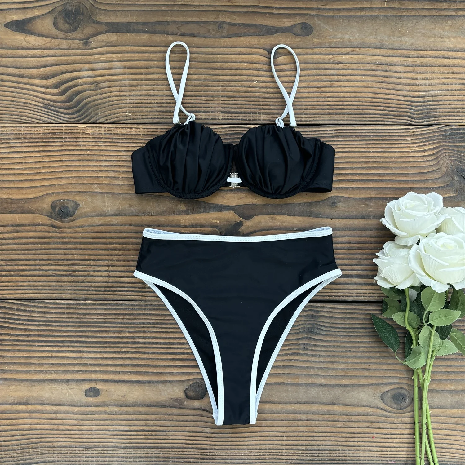 Black White Bikinis Sexy Swimwear Women Extreme Bikini Micro Biquini Swimsuit Female Bathing Suit Bodysuit Summer Beach Wear image 5