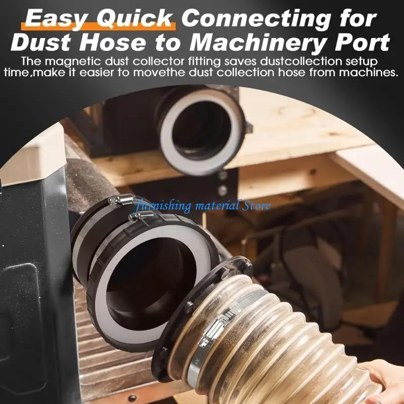 Y5GD 15Pcs permanent Dust Collector Fittings Simple Assembly For Equipment