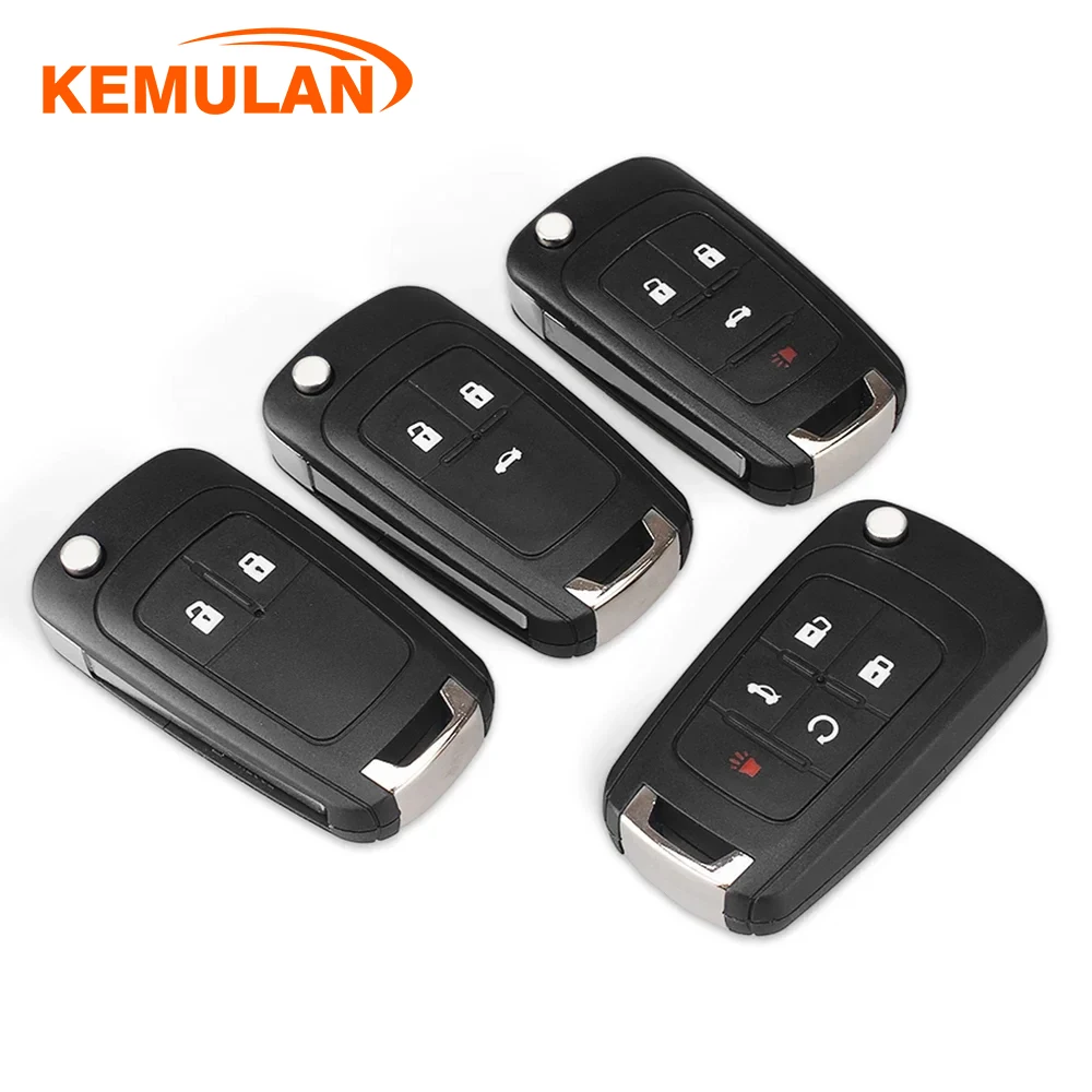 

Сменный корпус выкидного ключа-брелока KEMULAN для Chevrolet Cruze, Epica, Lova, Camaro, Impala с 2, 3, 4, 5 кнопками и лезвием HU100
