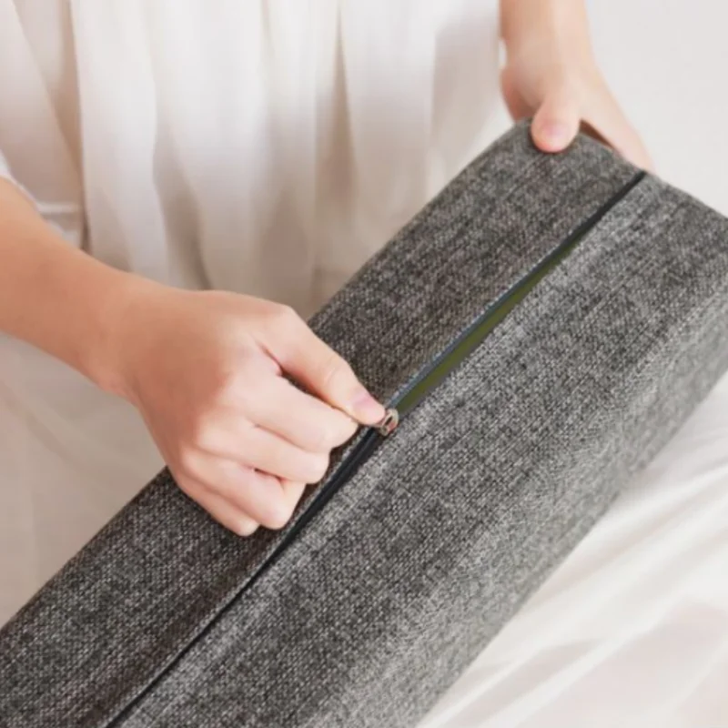 Cotton Linen Sofa Armrest Pillow Hand Cushion Long Cuboid Stereoscopic Pillows Sofa Decor Chair Armrest Pads Mattress Gap Filler