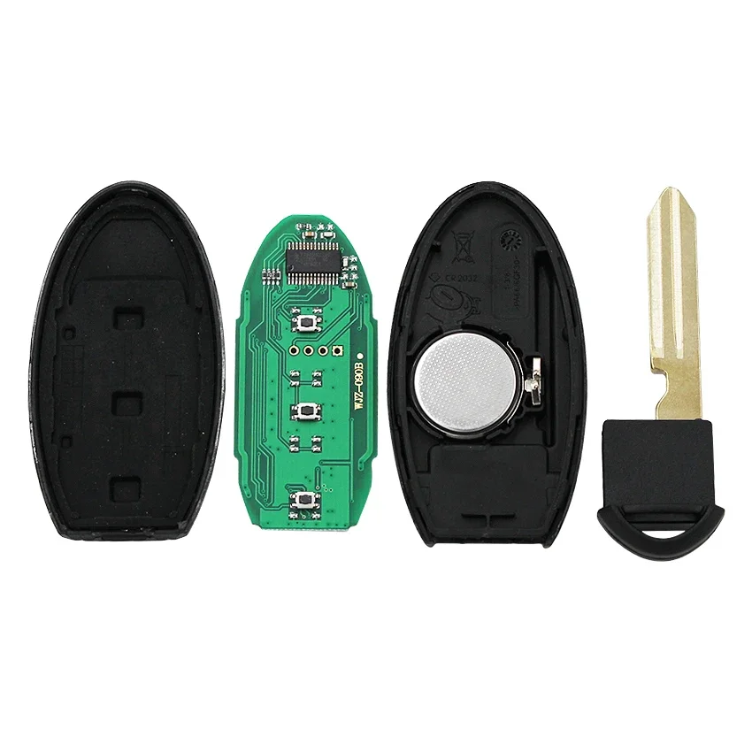 New 3 Button Smart Remote Key Fob 433MHZ with 4A Chip for Infiniti Q50 Q50L Q50S with Insert Key Blade