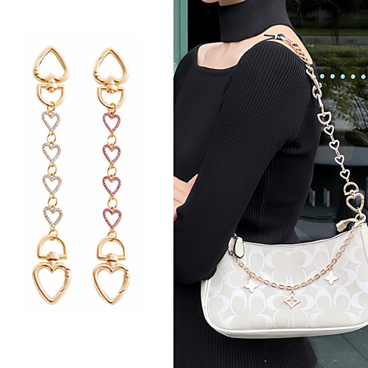 holinfashion-2-piezas-cadena-de-extension-de-hombro-para-bolso-con-diseno-de-corazon-de-diamante-y-mahjong-cadena-extendida-para-bolso-abalorios-appel-para-teri