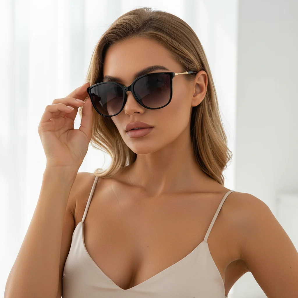Neue modische, vielseitige Retro-Sonnenbrille für Herren und Damen mit UV-Schutz9119