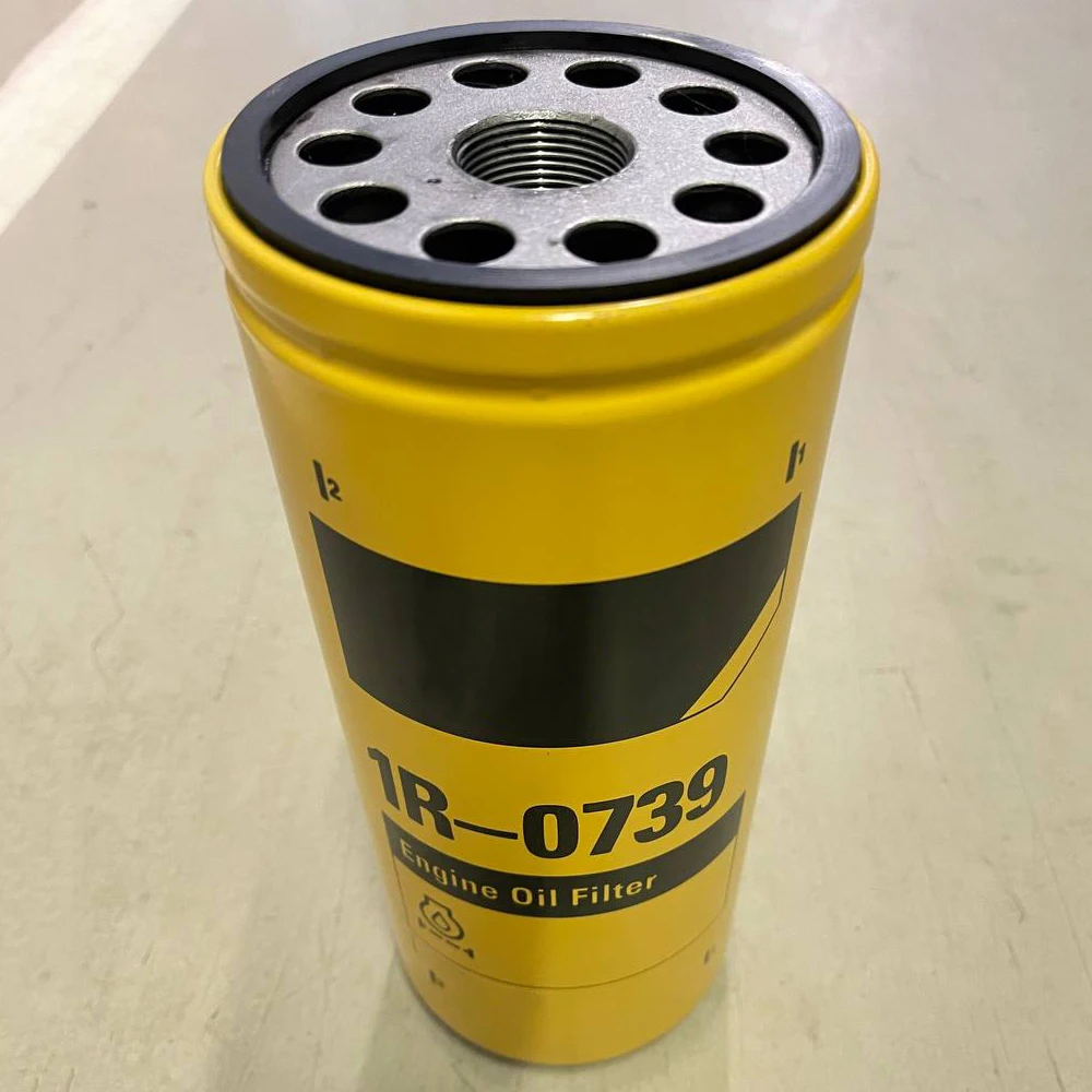 1R0739 Heavy Duty Spin On Engine Oil Filter for Diesel Excavator Loader Generator Truck Replacement Filter