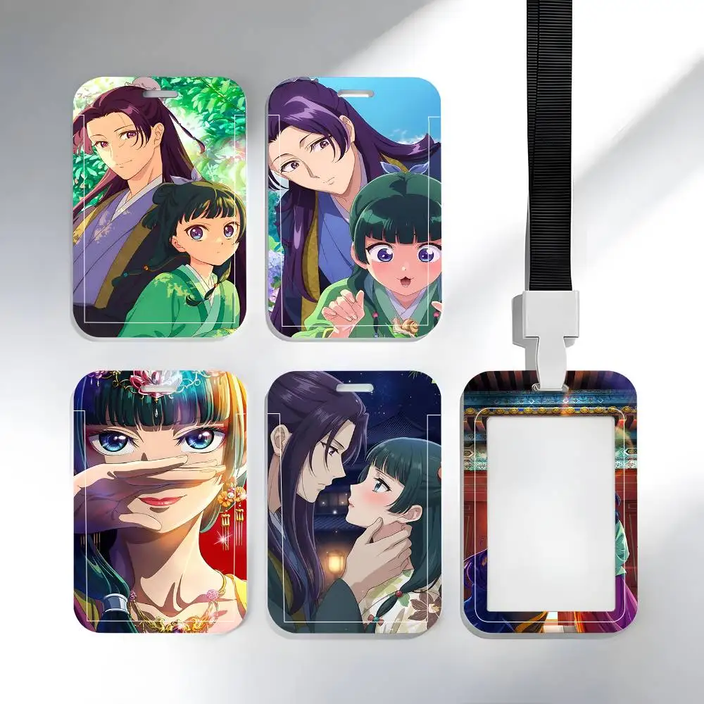 Anime The Apothecary Diaries Lanyard Card Holders Student ID Card Holders Neckband Card Holders Access Control Accessories Gifts