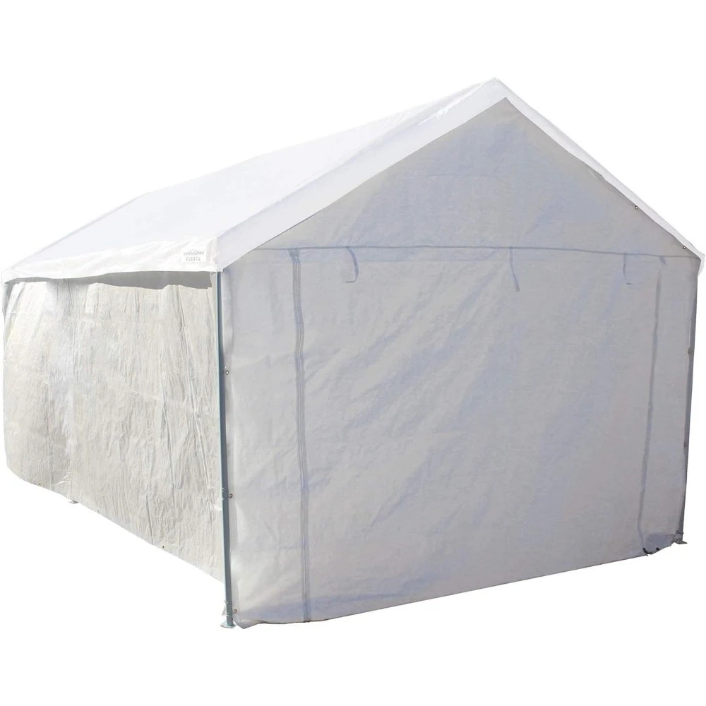 

Canopy Tent Sidewalls for Domain Carport with Straps, Ideal for Garage Storage, Inflatable Garage Covering